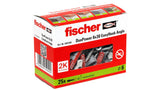 Fischer 564168 skrueanker og vægudtag 25 stk Skruekrog og vægstiksæt