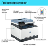 HP LaserJet Pro 3302fdn Multifunction Farve Printer, Kun ethernet; Kopimaskine, scanner