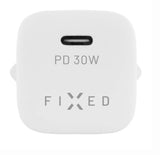 FIXED FIXC30M-C-WH oplader til mobil enhed Laptop, Smartphone, Tablet Hvid Vekselstrøm Hurtig opladning Indendørs