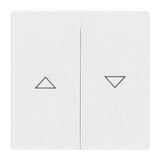 Busch-Jaeger 2CKA001751A2756 kontaktplade & kontakthætte Hvid