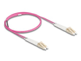 DeLOCK 88087 InfiniBand og fiberoptisk kabel 1 m LC Violet