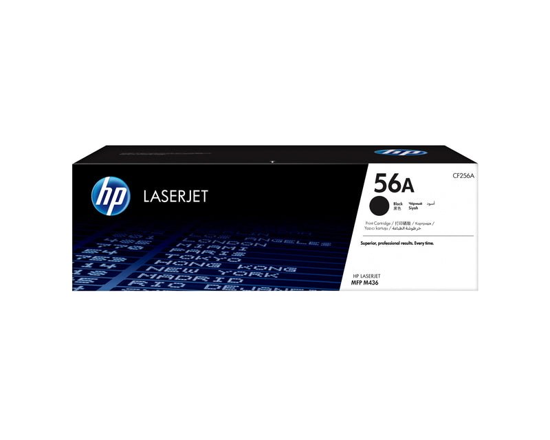 HP Original 56A LaserJet-tonerpatron, sort
