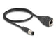 DeLOCK 60622 netværkskabel Sort 0,5 m Cat5e S/FTP (S-STP)