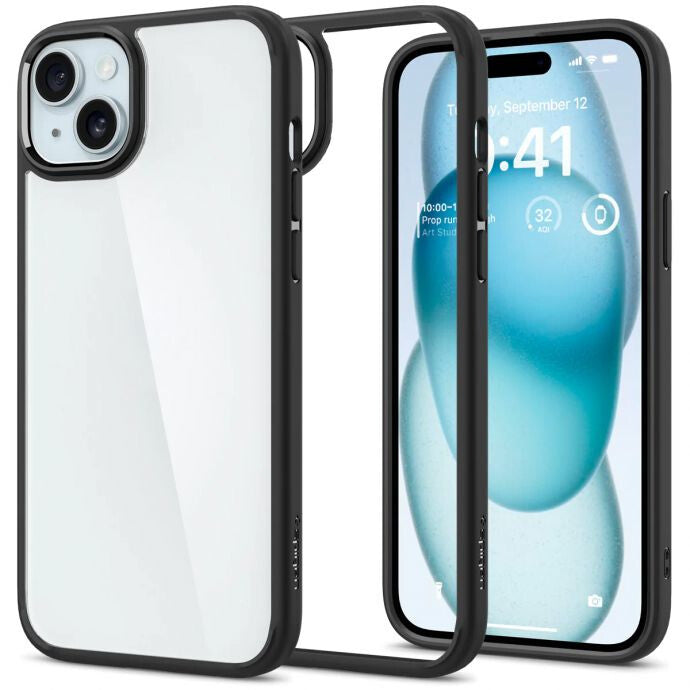 Spigen ACS06462 mobiltelefon etui 17 cm (6.7") Cover Sort, Transparent