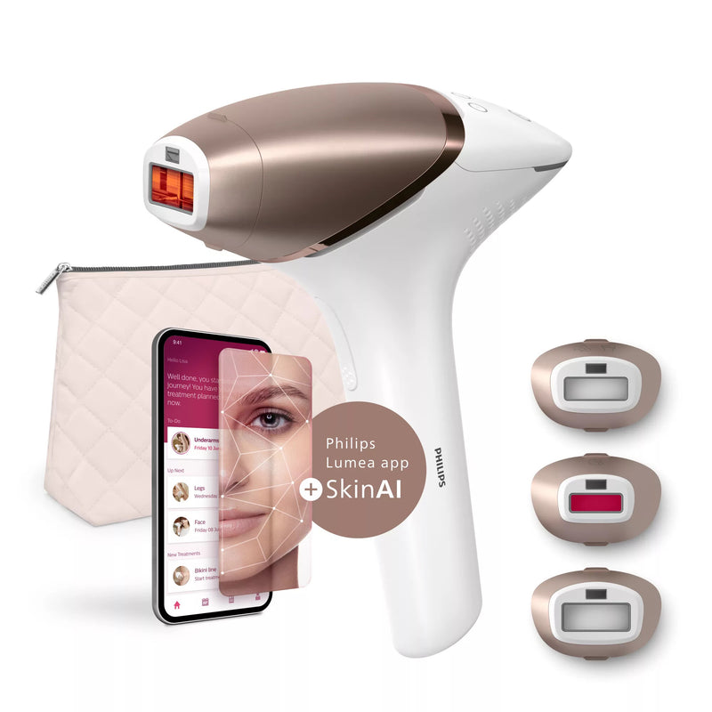 Philips Lumea IPL 9900 Series BRI973/00 IPL-hårfjerningsenhed med SenseIQ