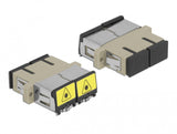 DeLOCK 86894 fiber adapter SC/SC 1 stk Beige