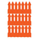 Avery 3008 selvklæbende etiket Permanent Orange 63 stk