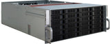 Inter-Tech 4U-4424 Stativ Sort, Sølv