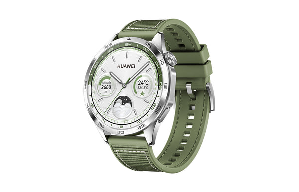 Huawei WATCH GT 4 3,63 cm (1.43") AMOLED 46 mm Digital 466 x 466 pixel Rustfrit stål Wi-Fi GPS (satellit)