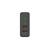 Hama 00201979 oplader til mobil enhed Laptop, Strømbank, Smartphone, Tablet Sort Vekselstrøm Hurtig opladning Indendørs