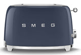 Smeg TSF01NBEU brødrister 6 2 skive(r) 950 W Blå, Krom