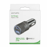 4smarts 464448 oplader til mobil enhed Universel Sort Cigartænder Automatisk