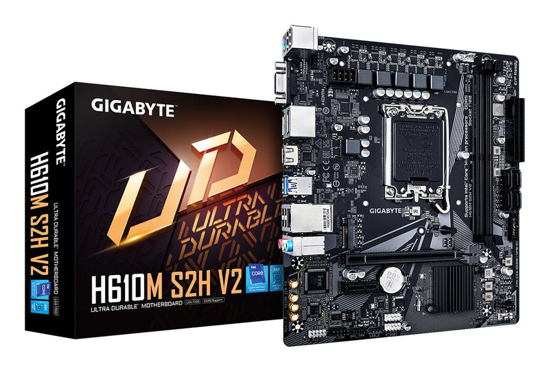 GIGABYTE H610M S2H V2 bundkort Intel H610 Express LGA 1700 micro ATX