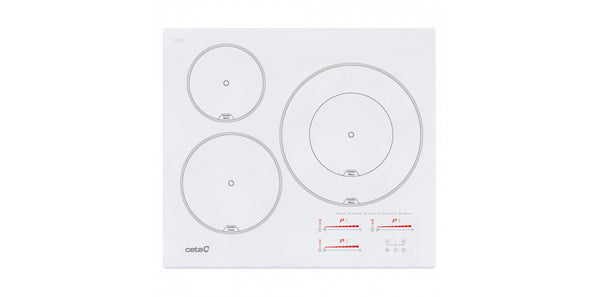 CATA INSB 6030 WH Hvid Indbygget 60 cm Zone induktionskogeplade 3 zone(s)