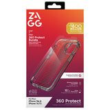 ZAGG Luxe + Glass 360 mobiltelefon etui 15,5 cm (6.1") Cover Transparent