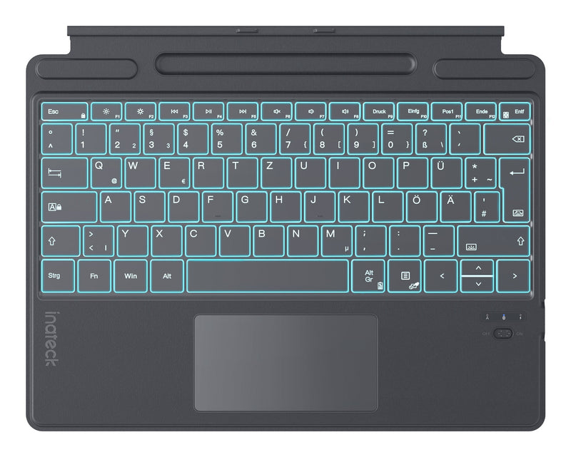 Inateck KB05114 QWERTZ Bluetooth Grå