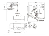 Multibrackets 4351 All-in-one PC/arbejdsstation montering & stativ 11,5 kg Hvid 38,1 cm (15") 68,6 cm (27")