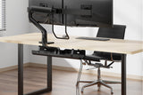 Neomounts ADS07-122BL kabelorganisator Skrivebord Kabelbakke Sort 1 stk