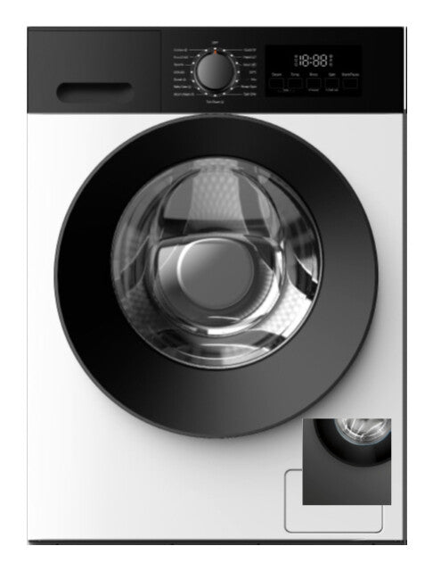 Bomann WA 7188 vaskemaskine Front-læsning 8 kg 1400 rpm Sort