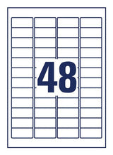 Avery L4736REV-65 print etiket Hvid Selvklæbende printeretiket