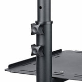 StarTech.com ADJPROJCART multimedie vogn & stand Sort Projektør Multimedia stand