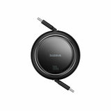 Baseus Free2Draw USB-kabel 1 m USB C 0,48 Gbit/sek. 100 W Sort