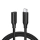 Ugreen 10387 USB-kabel USB 3.2 Gen 2 (3.1 Gen 2) 1 m USB C Sort