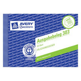 Avery 303 administrationsbog Blå, Hvid, Gul