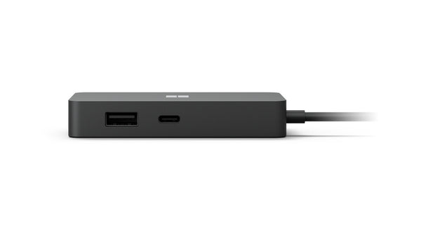 Microsoft USB-C Travel Hub Black USB grafisk adapter Sort