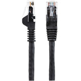 StarTech.com N6LPATCH1MBK netværkskabel Sort 1 m Cat6 U/UTP (UTP) Rund