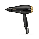 BaByliss 6704E hårtørrer 2000 W Sort, Guld