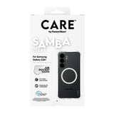 PanzerGlass CARE™ by ® Samba Case Transparant m. Hvid Qi Samsung Galaxy S26+