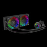 GAMDIAS Chione P3-240U Processor Alt-i-en væskekøler 12 cm Sort 1 stk
