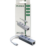 Inter-Tech Argus IT-410-S USB 3.2 Gen 1 (3.1 Gen 1) Type-C Grå