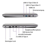 TERRA MOBILE 1500P AMD Ryzen™ 5 7430U Laptop 39,6 cm (15.6") Fuld HD 16 GB DDR4-SDRAM 500 GB SSD Wi-Fi 6E (802.11ax) Windows 11 Pro Tysk Sølv