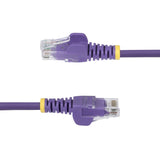 StarTech.com N6PAT100CMPLS netværkskabel Lilla 1 m Cat6 U/UTP (UTP) Rund