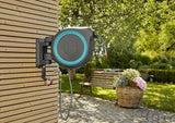 Gardena 18625-20 haveslangespole Vægmonteret rulle Automatisk Sort, Blå