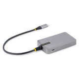StarTech.com 5G4AB-USB-C-HUB interface hub USB 3.2 Gen 1 (3.1 Gen 1) Type-C 5000 Mbit/s Grå