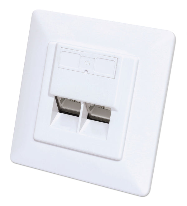 Intellinet 771900 stikkontakt 2 x RJ-45 Hvid
