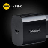 Intenso 7802010 strømadapter og vekselret Indendørs 20 W Sort
