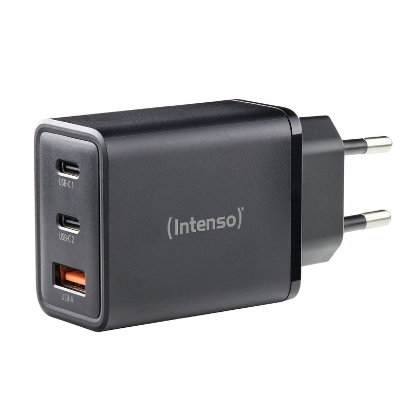 Intenso 7806510 strømadapter og vekselret Indendørs 65 W Sort