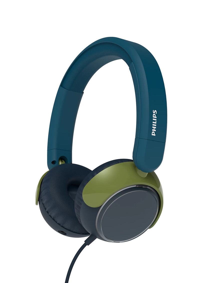 Philips 2000 series TAK2000CT/00 hovedtelefoner/headset Ledningsført Opkald/musik USB Type-C Blå, Grøn, Grå