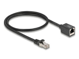 DeLOCK 88052 netværkskabel Sort 0,5 m Cat6a S/FTP (S-STP)