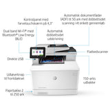 HP Color LaserJet Pro MFP M479dw, Farve, Printer til Udskrivning, kopiering, scanning, fax, Tosidet udskrivning; Scan til e-mail/PDF; 50-arks ADF