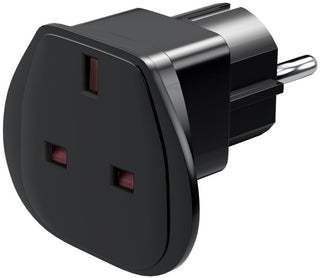 Goobay 94271 strømstik adapter Type F Type G (UK) Sort