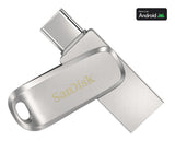 SanDisk Ultra Dual Drive Luxe USB-nøgle 2 TB USB Type-A / USB Type-C 3.2 Gen 1 (3.1 Gen 1) Sølv