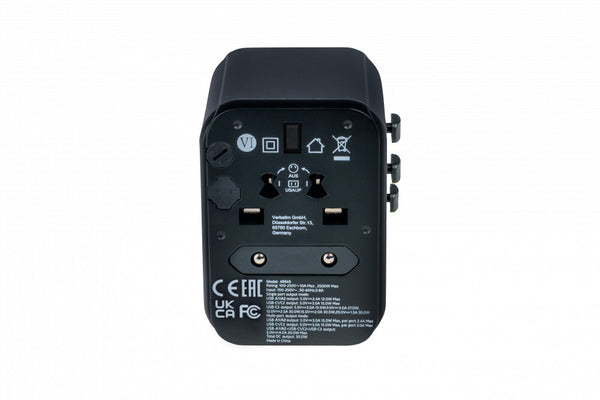 Verbatim 49545 strømstik adapter Universel