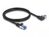 DeLOCK 80218 netværkskabel Sort 1 m Cat6a S/FTP (S-STP)