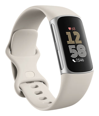 Fitbit Charge 6 AMOLED Aktivitetstracker til håndled Sølv