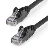StarTech.com N6LPATCH1MBK netværkskabel Sort 1 m Cat6 U/UTP (UTP) Rund